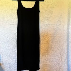 Abercrombie ribbed midi dress with slit